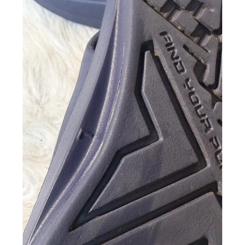 Telic Energy Flip Flops Navy Blue Orthotic Recovery Sandals Mens L Womens XL